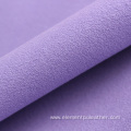 0.6mm Nonwoven synthetic microfiber suede PU leather